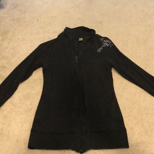 Zip up long sleeve with matching Capri pants